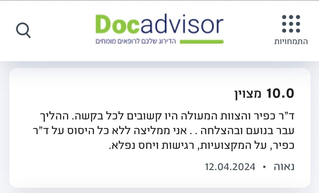 Eye Doctor | Dr. Kfir Tal