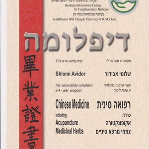 רפואה סינית | שלומי אבידור