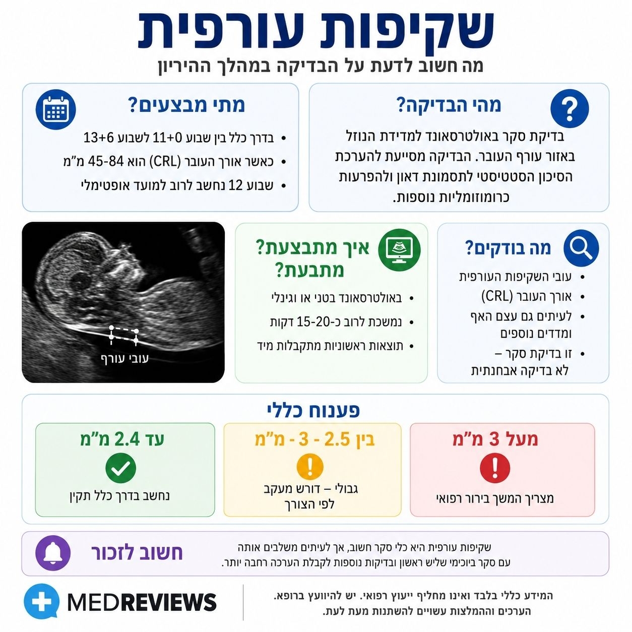 שקיפות עורפית - סקירה